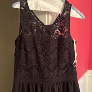 Lily pultizer black lace dress